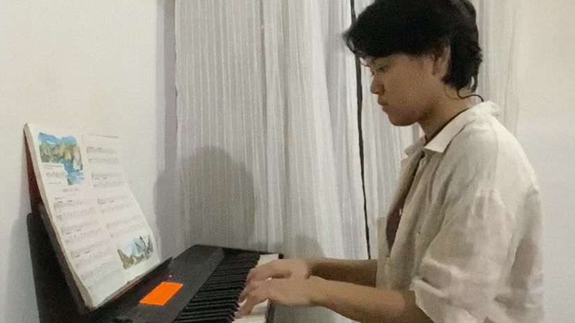Emily on the Keys